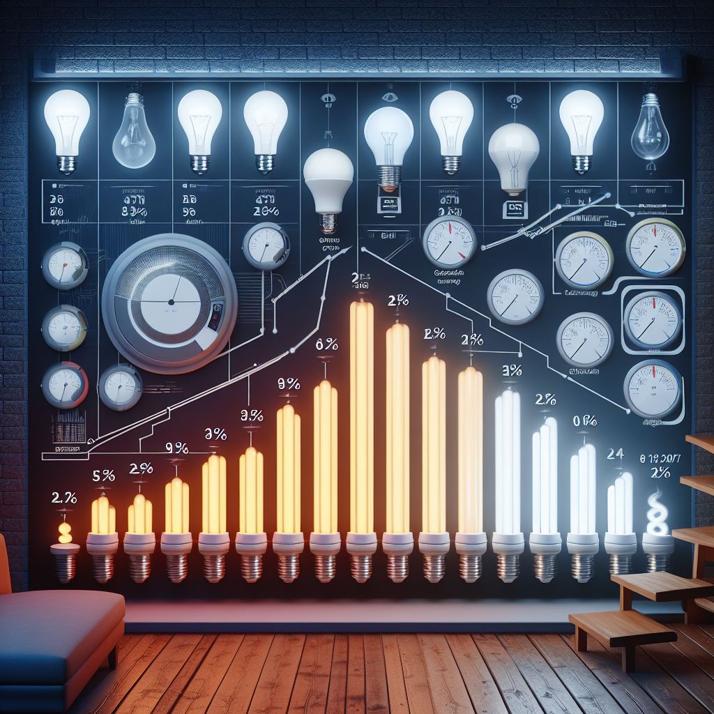 Сравнение энергоэффективности различных типов ламп изображение